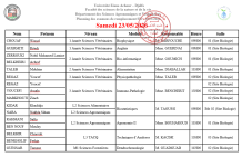 Département d’Agrom-vétérinaire-Examen de remplacement